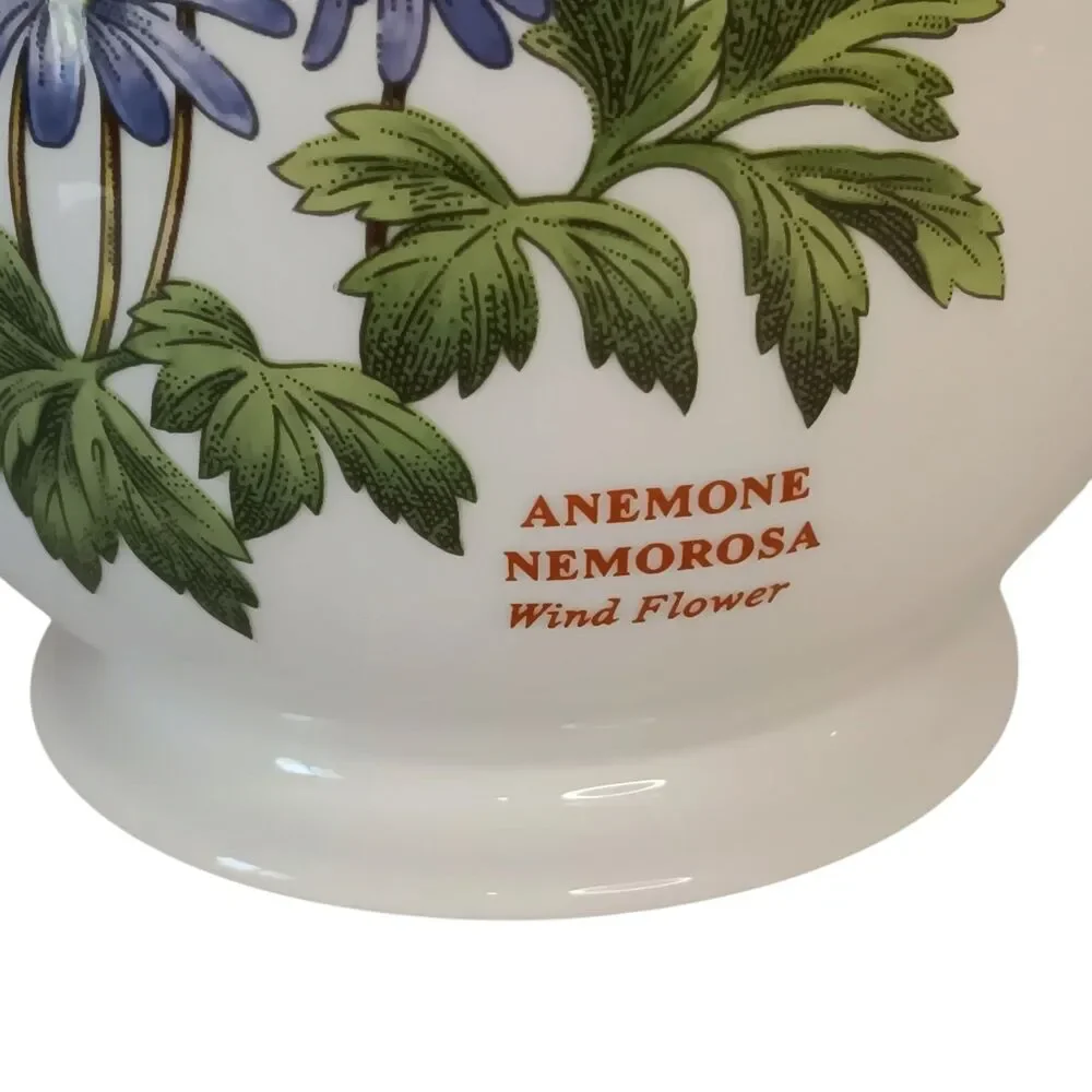 Portmeirion Botanic Garden Pitcher Jug Anemone & Butterfly Design 48 oz 7.5 x 5